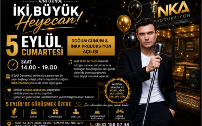 İnanç Karaduman’dan Çifte Kutlama: Doğum Günü ve Yeni Stüdyo Açılışı Aynı Gün